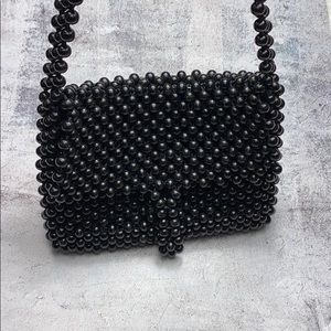 Walborg 1960’s Wooden Bead Handbag